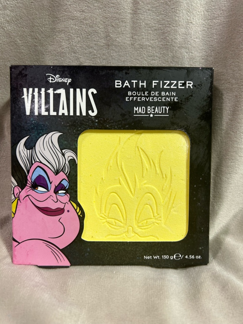 Disney Black and Yellow‎ Ursula Coconut Bath Fizzer
